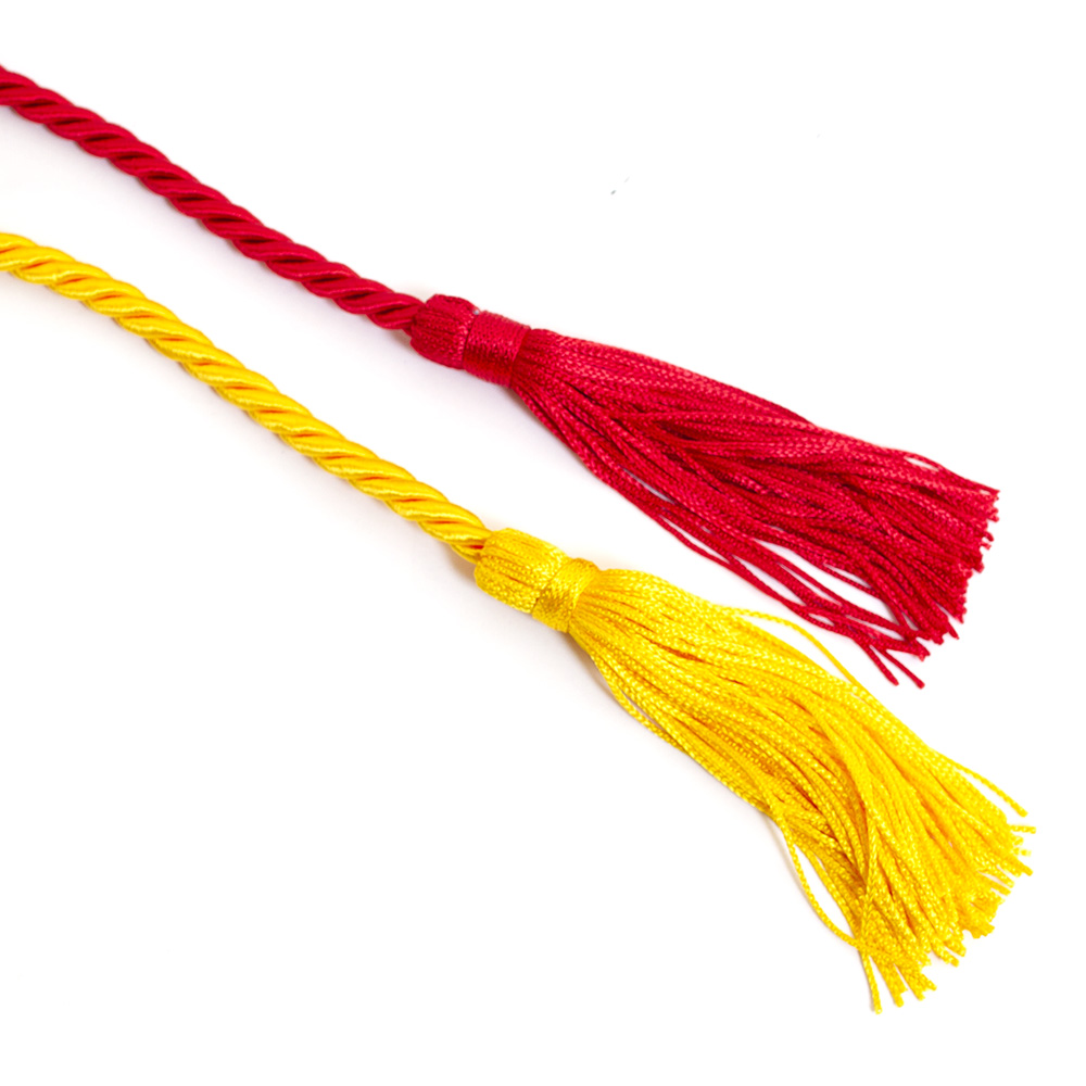 Graduation, Double Honor Cords, Red/Gold
